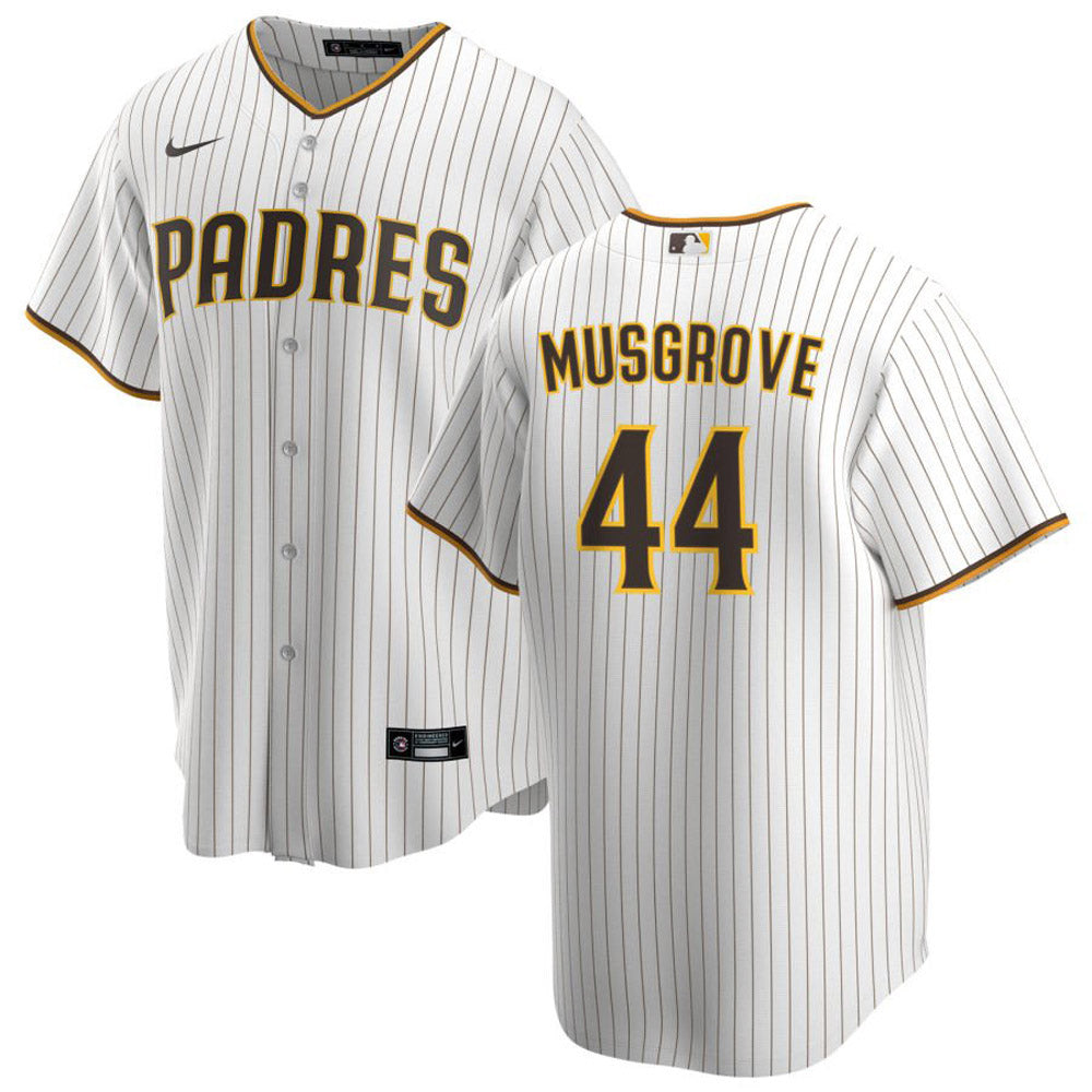 Men's San Diego Padres Joe Musgrove Cool Base Replica Home Jersey - White
